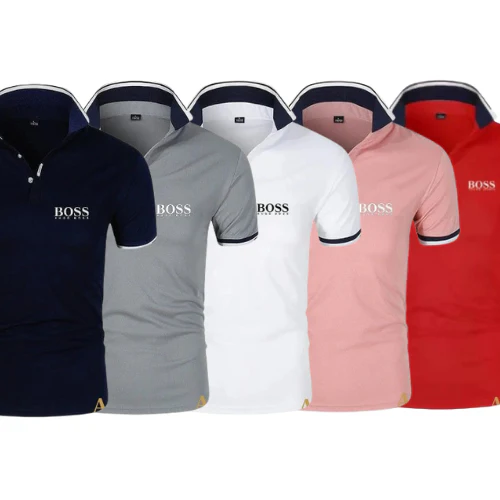 Luxury Polo Shirt 5-Piece Set